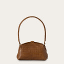 Hug Bag M, caramel croco